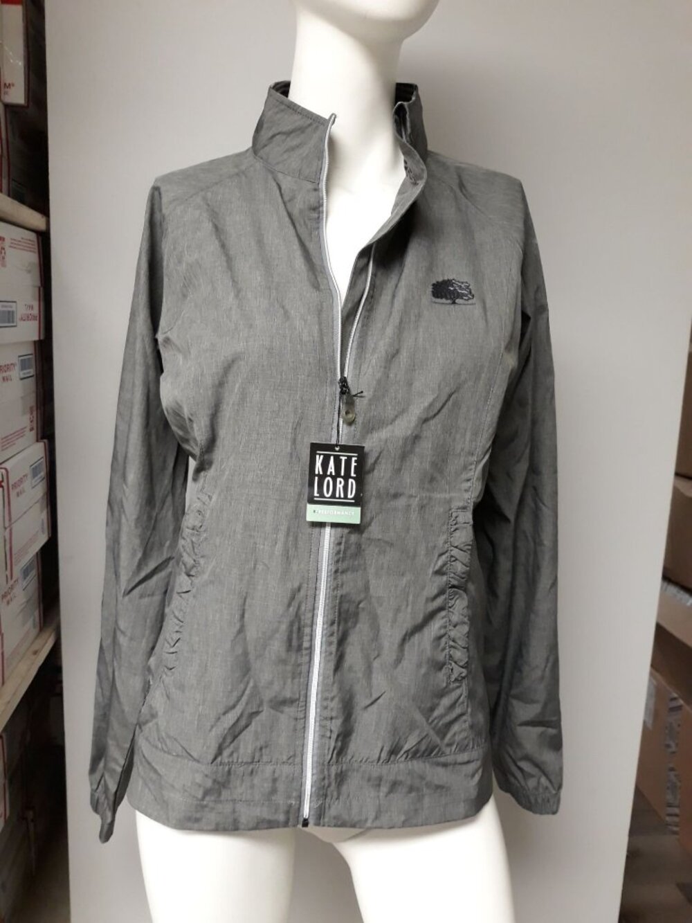 Kate Lord Women's Jacket Grey Size S NEW WITH TAGS!